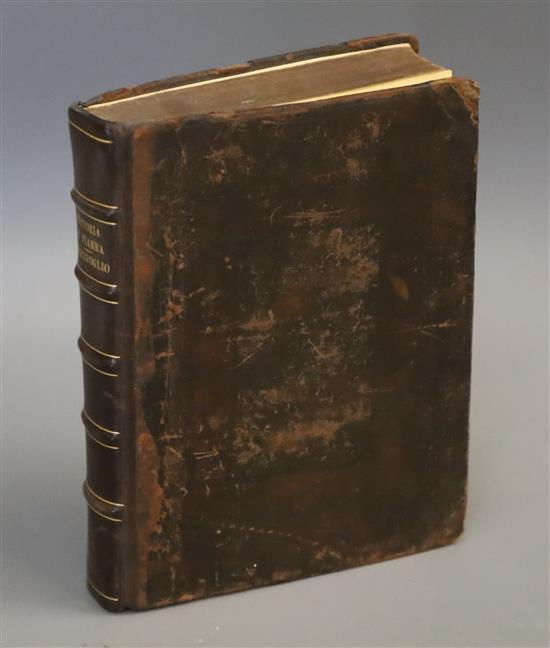 Bentivoglio, Guido - Historia della guerra di Fiandra descritta dal Cardinal Bentivoglio, 3 vols in 1, 8vo,